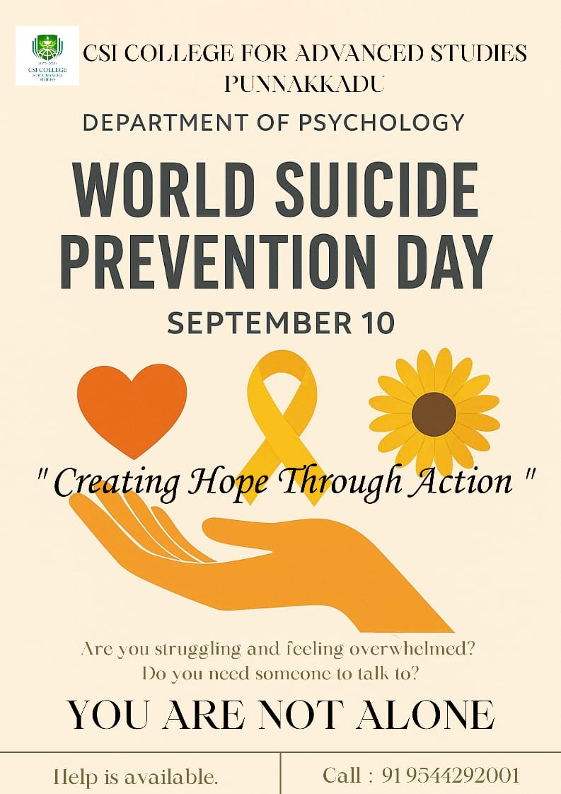 World Suicide Prevention Week 2025